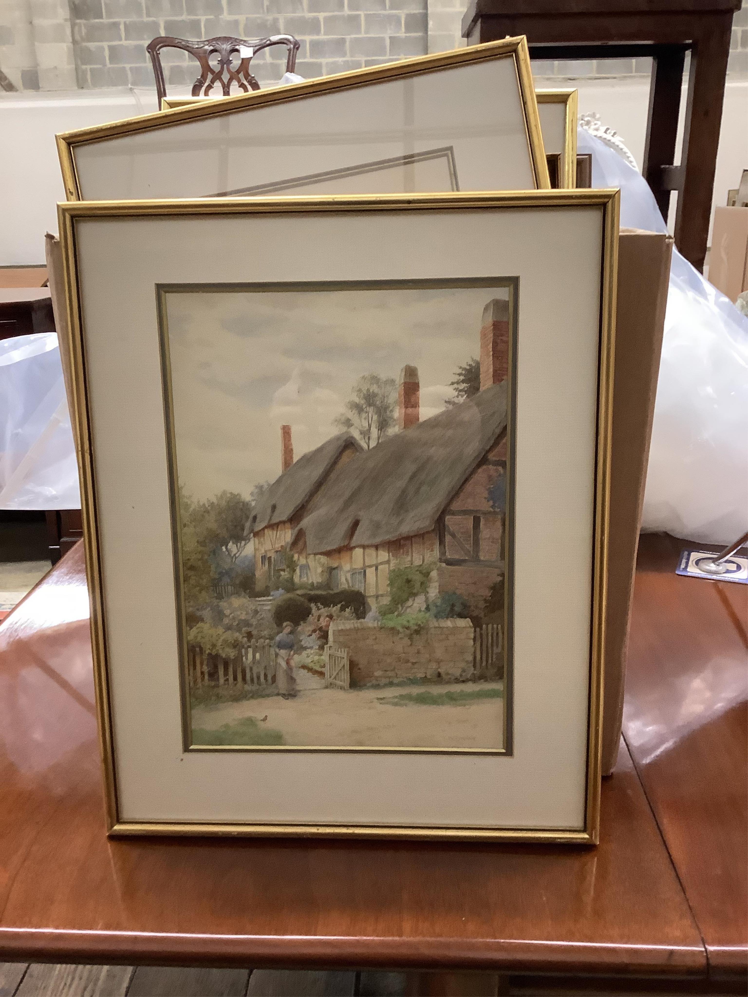 Assorted oils, watercolour and prints. Condition - fair